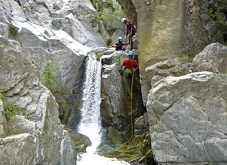 Canyoning près de Perpignan