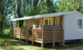 Les magnifiques mobilhomes du camping Siblu Villages Les Rives de Condrieu 1