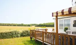 Les magnifiques mobilhomes du camping Siblu Villages Domaine de Dugny 1