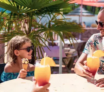Le restaurant au camping Les Embruns