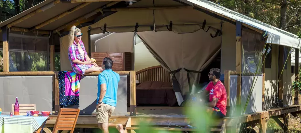 Safari Lodge au camping La plage à Mimizan