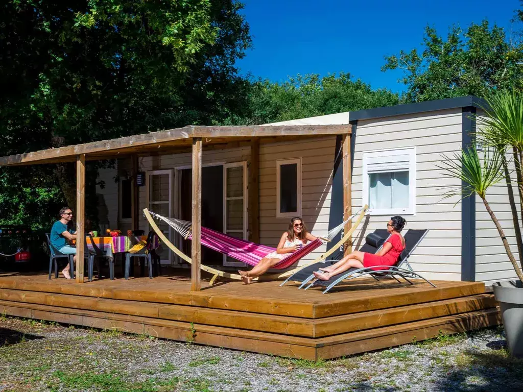 Les magnifiques mobilhomes du camping Siblu Villages La Pointe