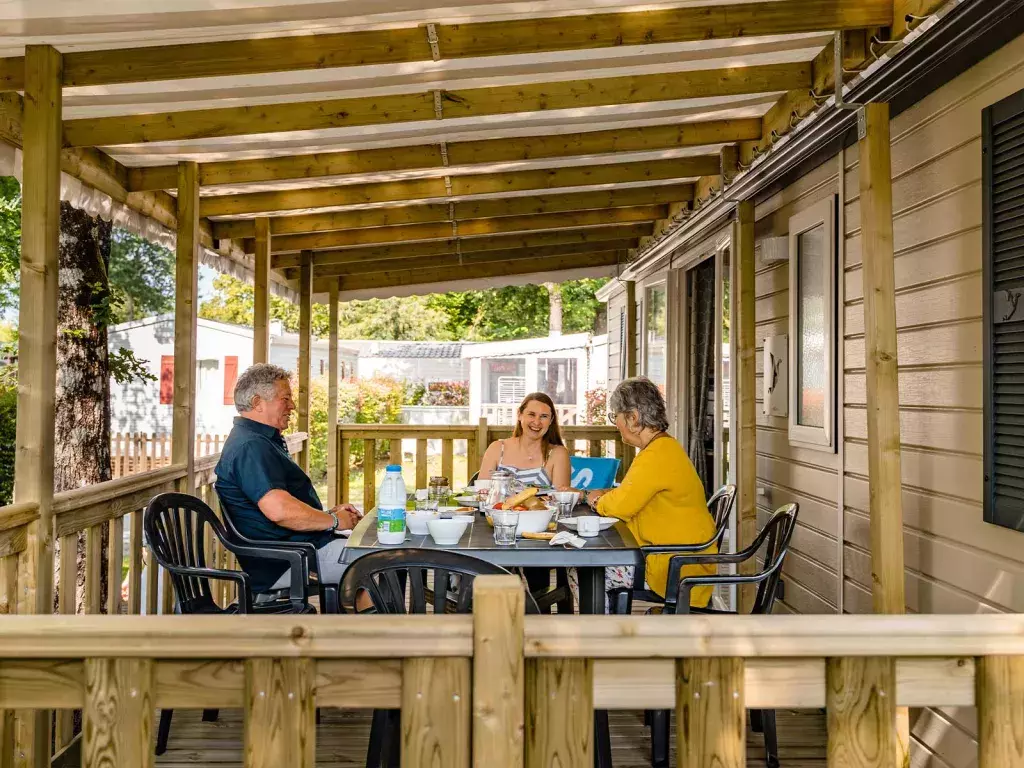 Les magnifiques mobilhomes du camping Siblu Villages La Réserve 1