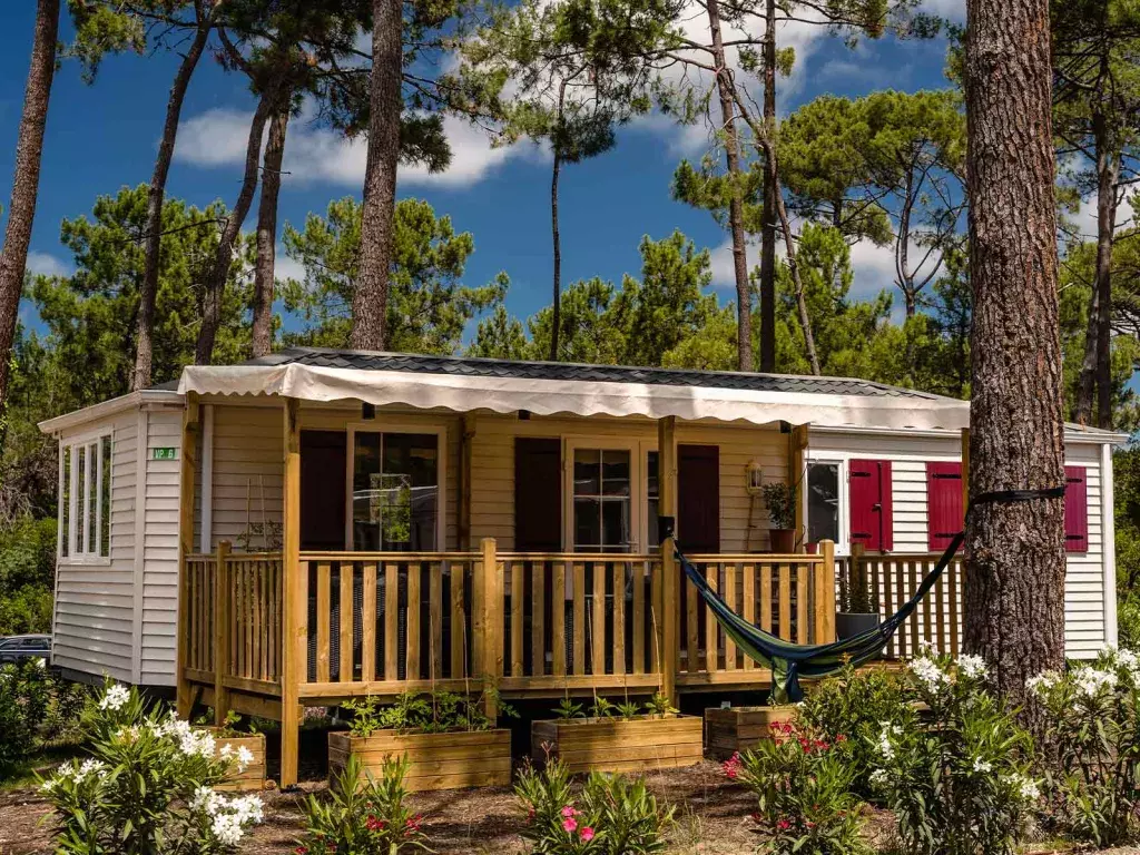 Les magnifiques mobilhomes du camping Siblu Villages Les Viviers