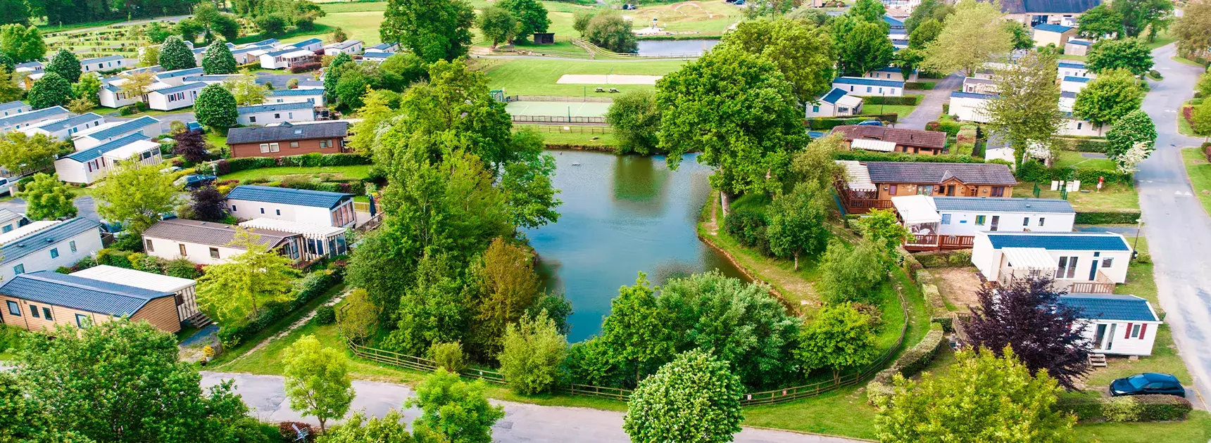 Domaine de Litteau vu en drone