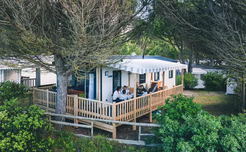Les magnifiques mobilhomes du camping Siblu Villages Bonne Anse Plage 1