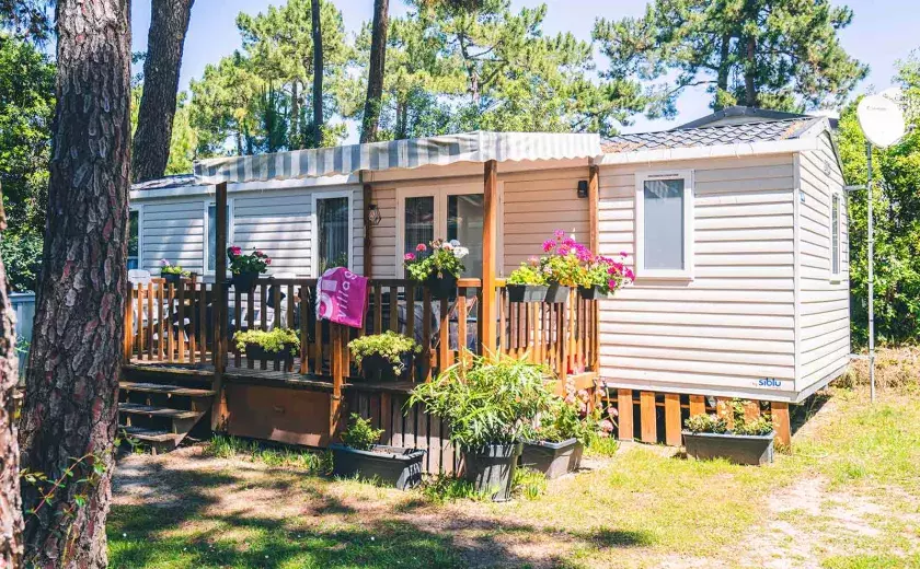 Les magnifiques mobilhomes du camping Siblu Villages Bonne Anse Plage 3