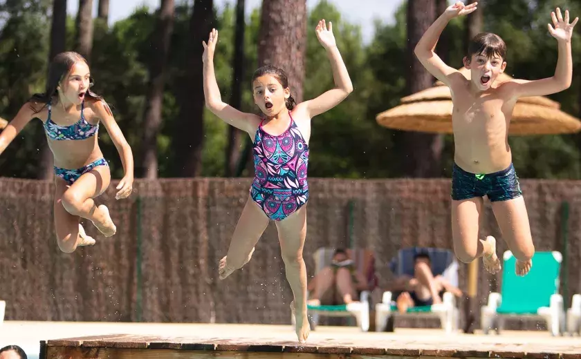 Le sublime complexe aquatique du camping Siblu Villages Le Lac à Mimizan 3