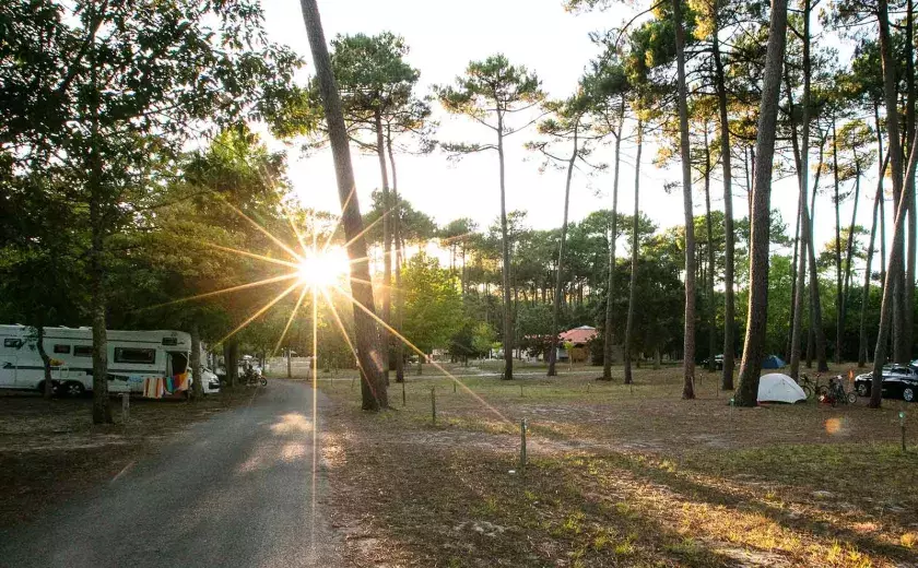 Les magnifiques mobilhomes du camping Siblu Villages Le Lac à Mimizan 1