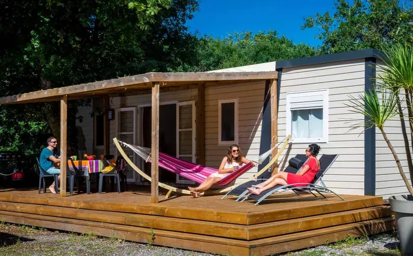 Les magnifiques mobilhomes du camping Siblu Villages La Pointe