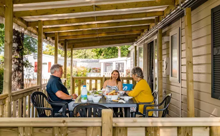 Les magnifiques mobilhomes du camping Siblu Villages La Réserve 1
