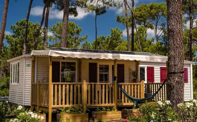 Les magnifiques mobilhomes du camping Siblu Villages Les Viviers