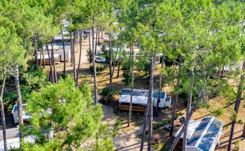 Les magnifiques mobilhomes du camping Siblu Villages Les Dunes de Contis 2