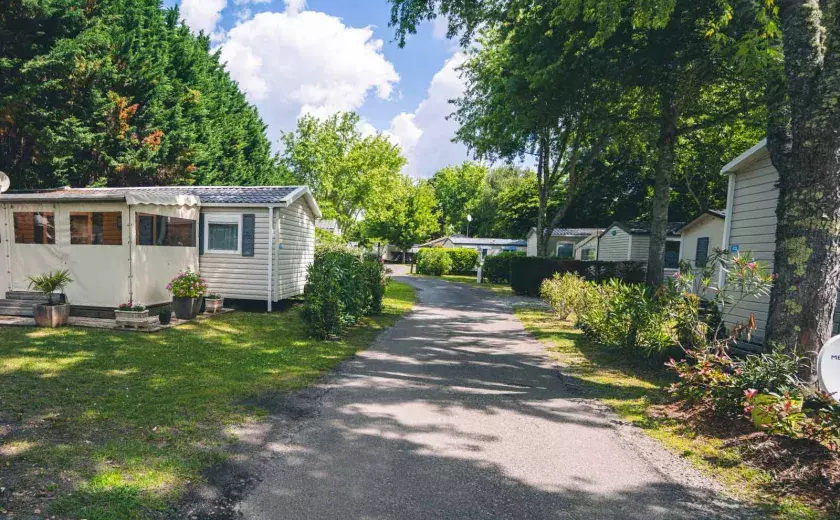 Les magnifiques mobilhomes du camping Siblu Villages Le Pipiou 1