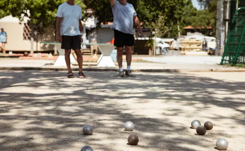 Petanque camping